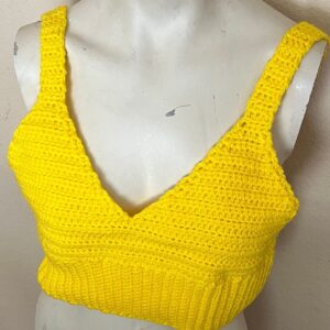 Halter Crop Top /Crochet Handmade