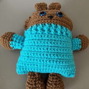 Square Bear/Toy/Doll Crochet Handmade